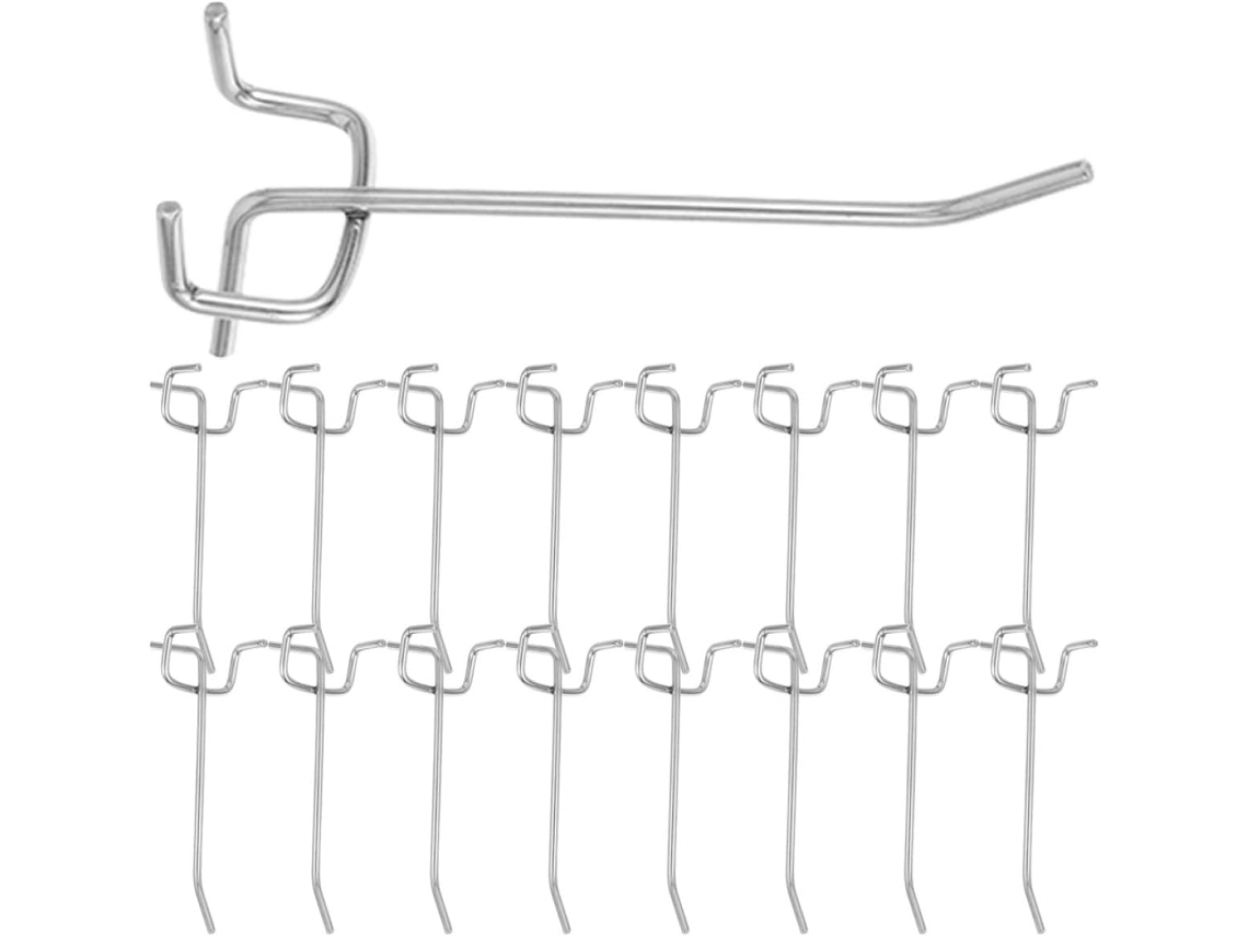 Ganchos De Ferro Showeroro Painel Perfurado, 3, 5mm De Espessura, Tamanho De 3, 2a 15cm, 20 Peças, Acessórios De