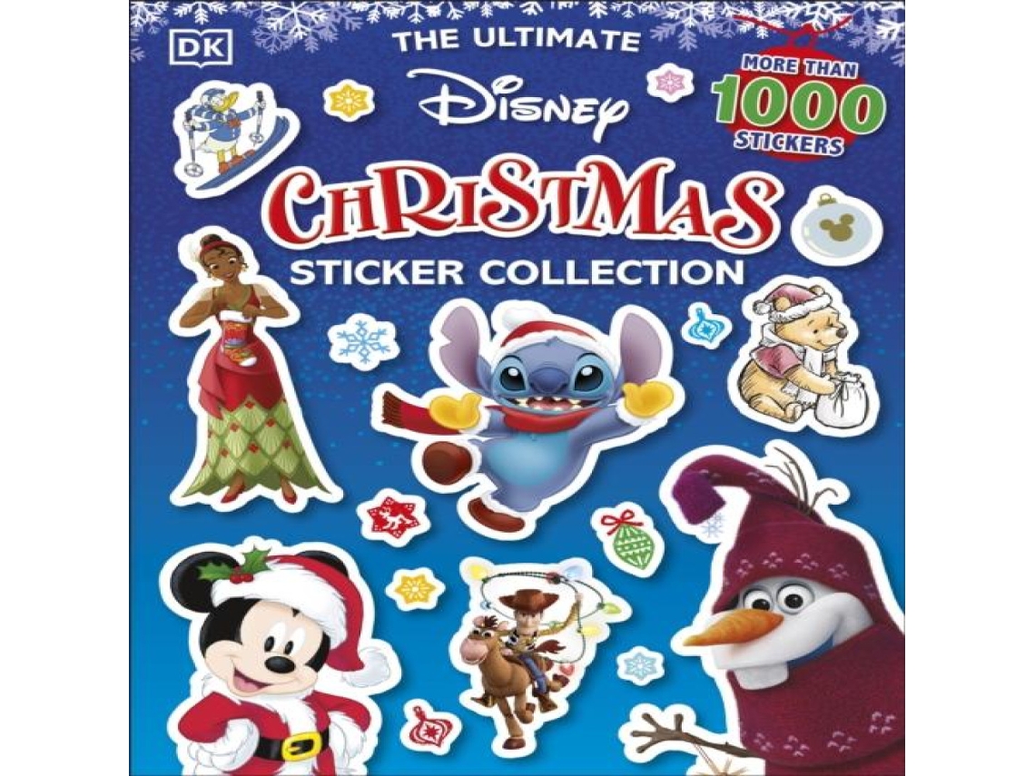 Livro Disney Christmas Ultimate Sticker Collection de TBS-Penguin Random House Wholesale (Inglês)