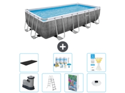 Bestway Piscina Bestway Power Steel Retangular - 549x274x122 Cm - 8-peças S576