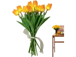 Abajur de mesa floral, luz decorativa romântica