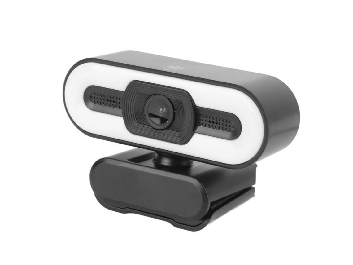 HURRISE Webcam Digital de Alta Definição 1080P Webcam com Microfones e Alto-Falante Peça de Som para Câmera de Videoconferência