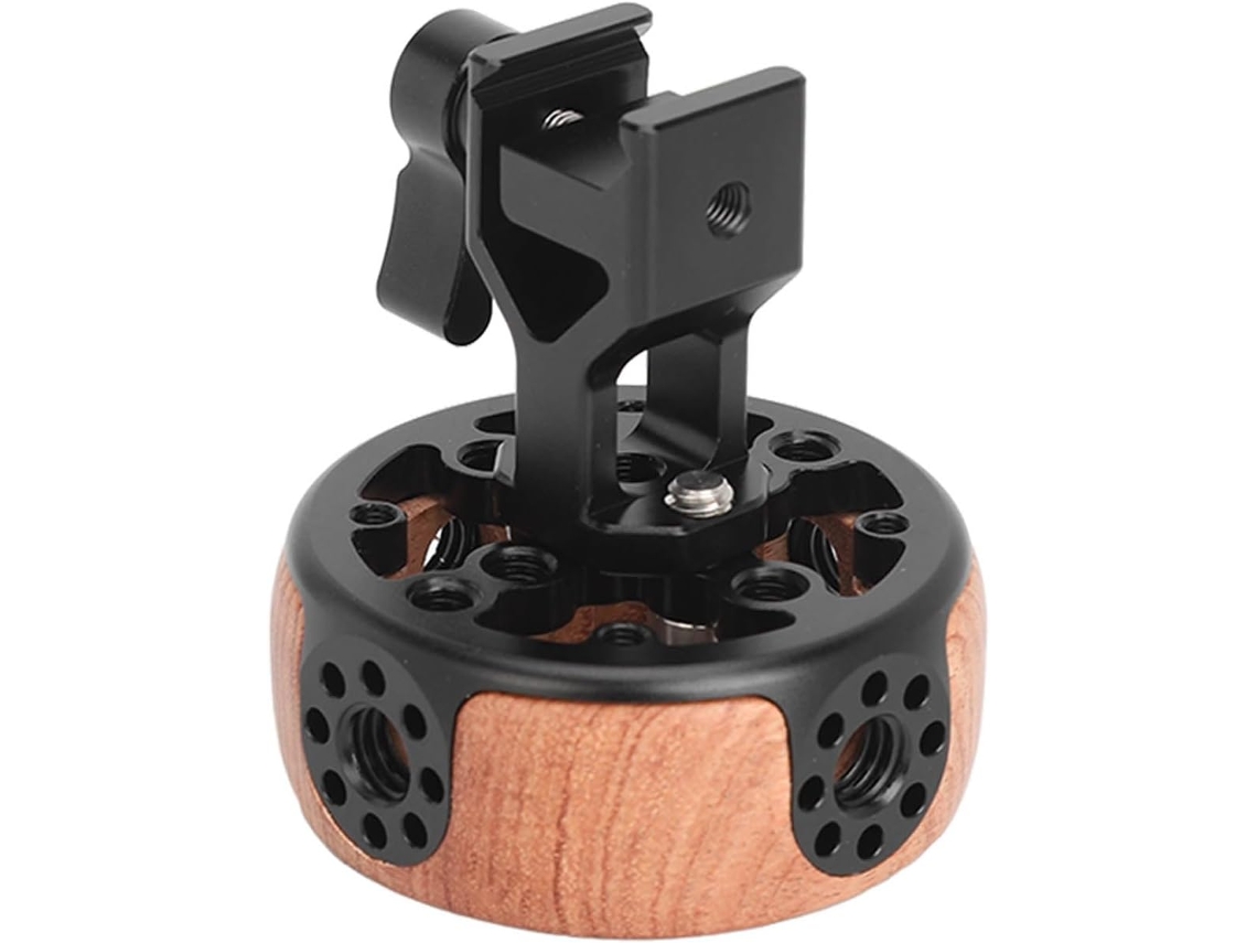 Punho De Câmera Lateral Arredondado, Punho Com Trava Qr, Rosca De 3, 8 Polegadas E 16 Pinos Para Câmeras Mirrorless