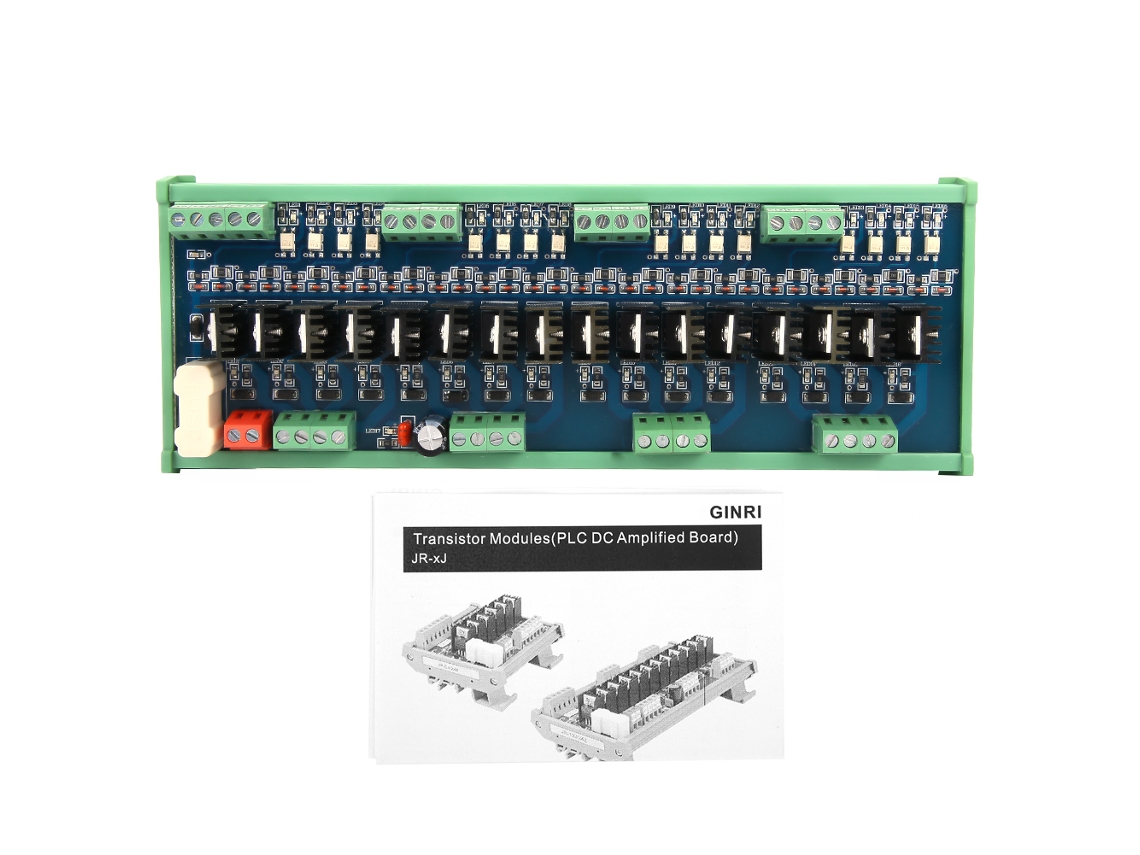 Placa de Potência Plc Amplificador Dc Transistor 16 Canais 23x9x5cm