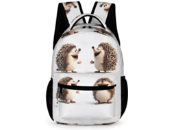 Mochila Escolar Ouriço Para Meninos Meninas 6 10 Anos, Pequena Com Estampa Animal O Ensino Fundamental (1º Ao