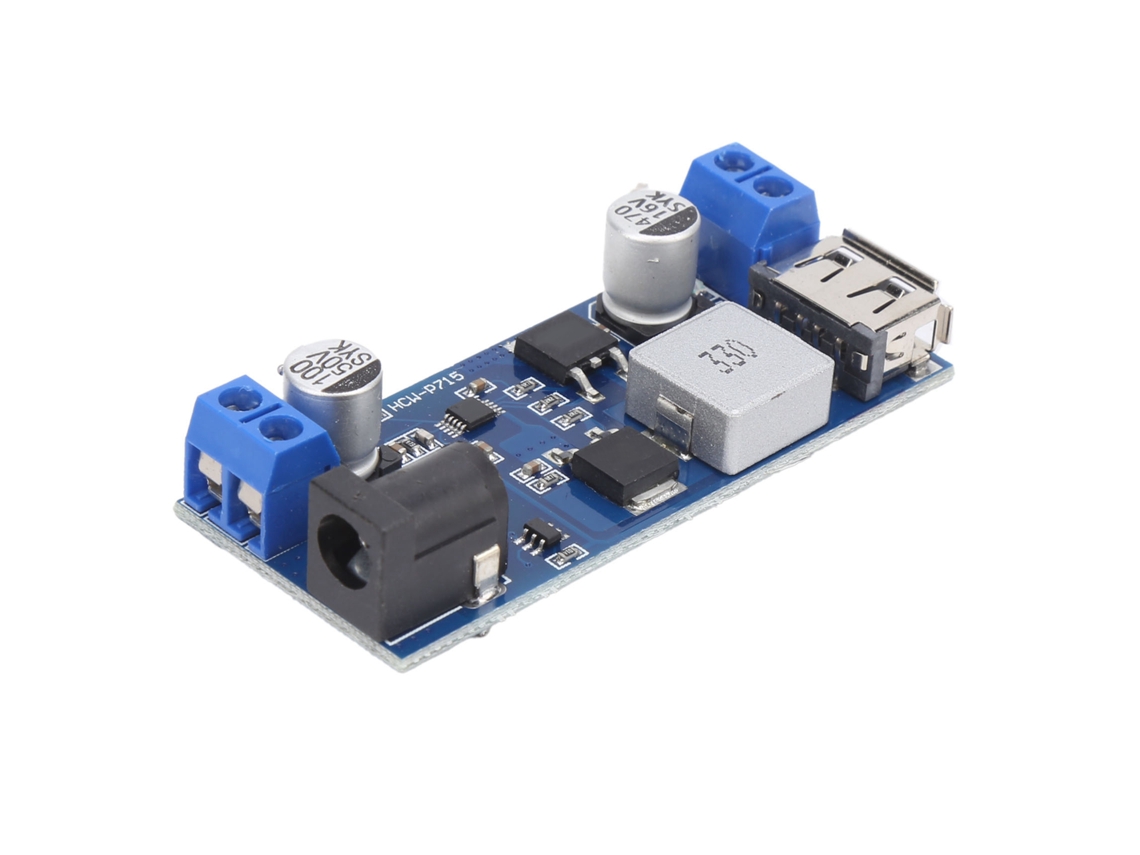 Laxiscreed Módulo Conversor Dc Step-down 9-36v Para 5v Com Resistência Em Resina
