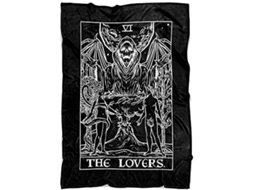 Manta De Cartas De Tarô - Anjo Da Morte - Casal Gótico - Dia Dos Namorados - Decoração De Casa - Halloween-aquaforge
