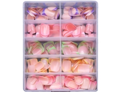 Conjunto de 30 adesivos SFUSHOS brilhantes em formato de amêndoa
