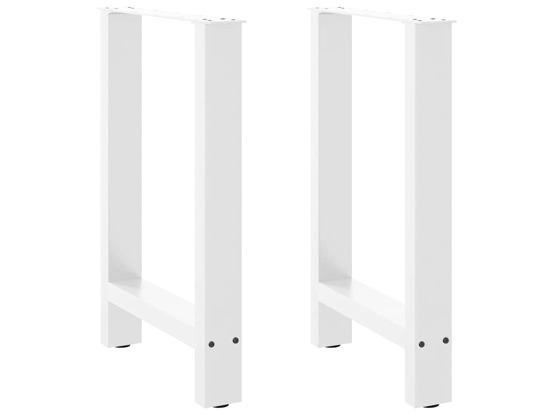 Dining Table Leg, Dining Table Legs Vidaxl Branco Aço (50 X (72-73) Cm)