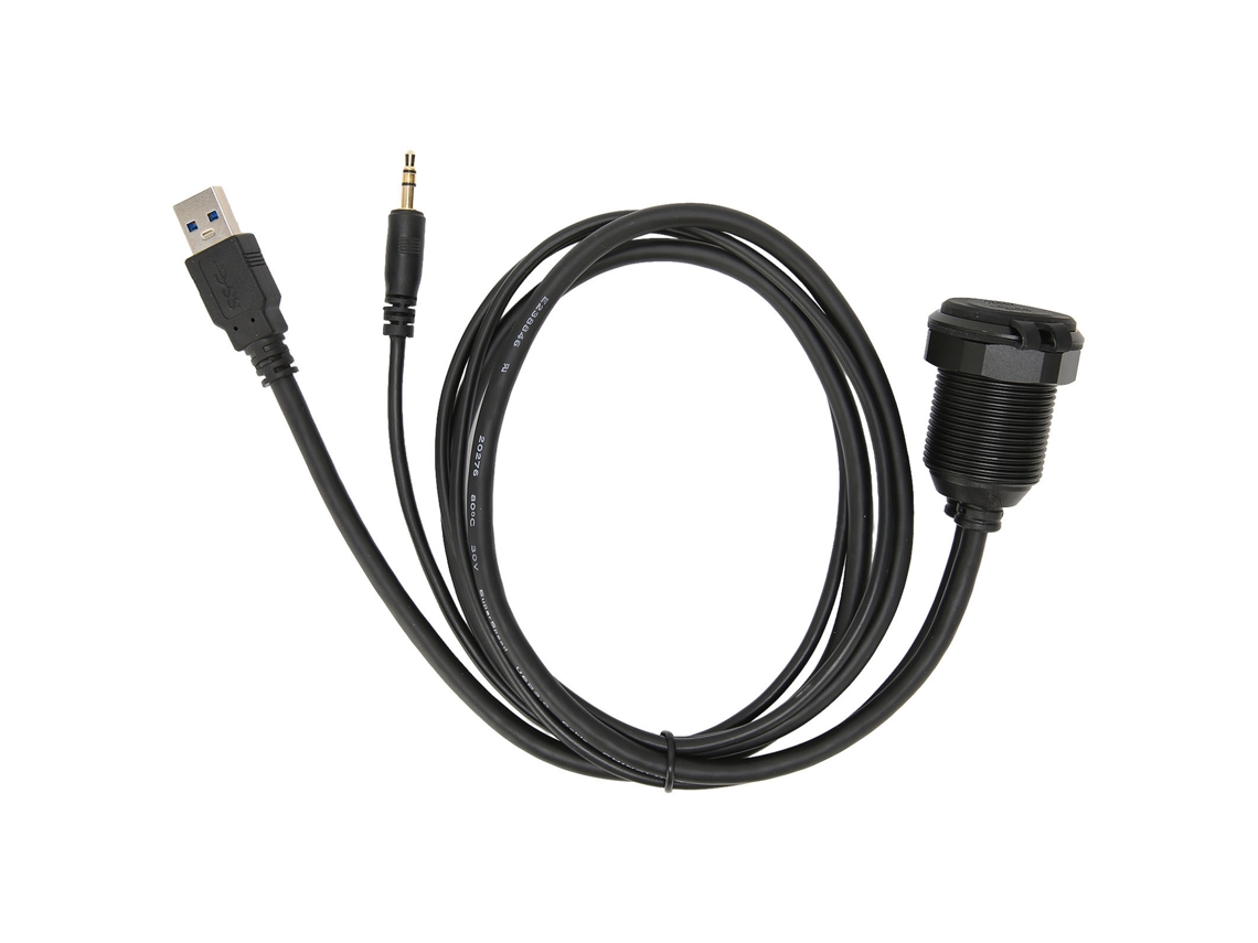 Cabo de Dados Usb3.0 LAXISCREED com Led e Áudio 3.5mm