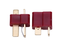 Laxiscreed 10 Pares De Conectores De Bateria De Íon De Lítio T-type Vermelhos, Dourados, Estilo Deans