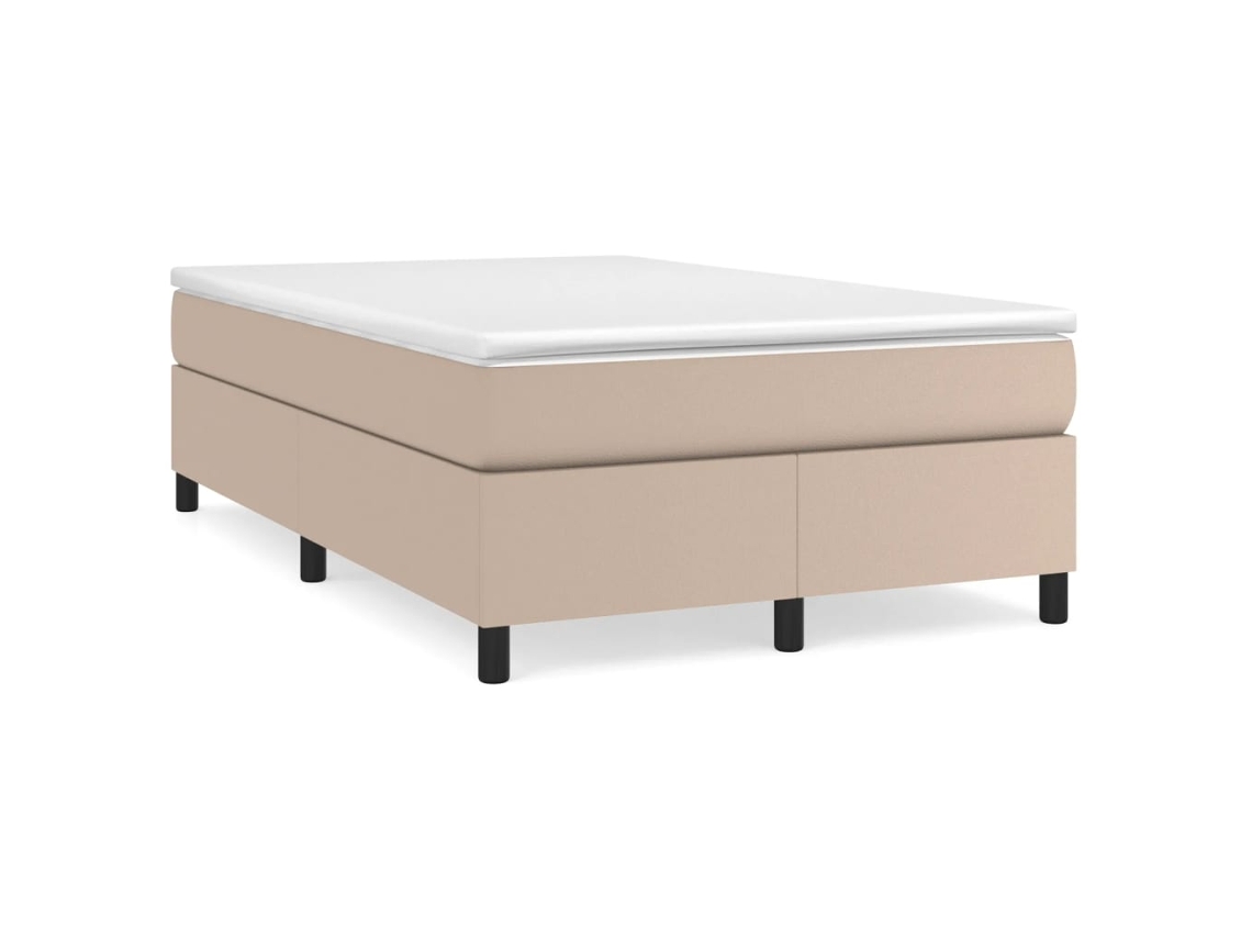 Box Spring Bed Frame, Box Spring Bed Frames Vidaxl Marrom Couro Artificial (120 X 200 Cm)