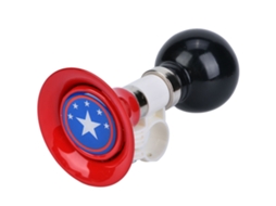 Buzina para Bicicleta, em Borracha, Infantil, Vermelho AQUAFORGE
