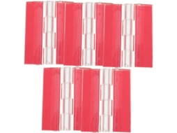 Ciieeo Conjunto De 5 Dobradiças Dobráveis Autoadesivas Em Acrílico, 45x35mm Dobradiças De Plástico Resistentes Para