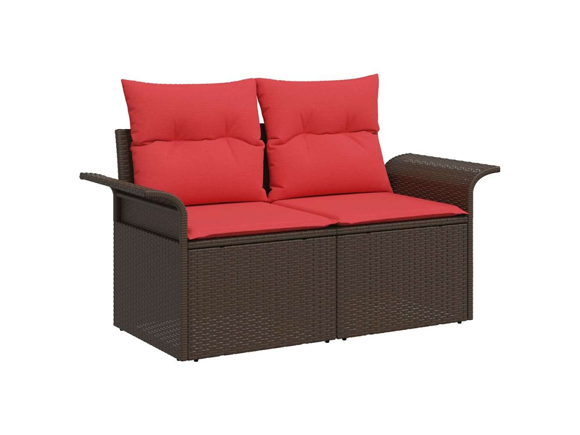 Maison Exclusive - Sofá De Jardim Com Almofada 141 X 62 X 69 Cm Vime Pe