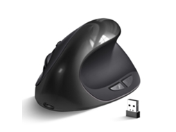 Rato Ergonómico Sem Fio Vertical Rato Direito Preto Cuich