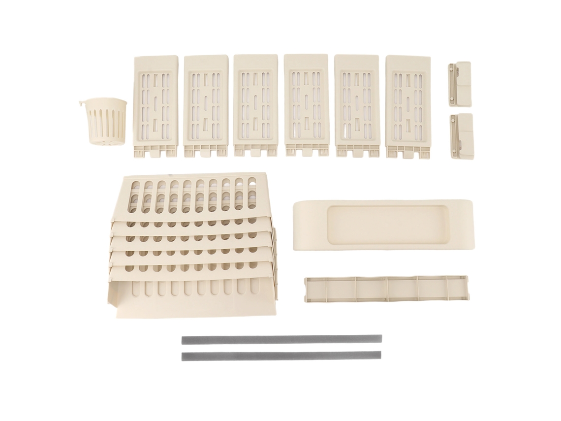Prateleira De Mesa Com 6 Andares E Rodas Para Armazenamento E Leitura