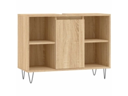 Armário P/ Casa Banho em Derivados de Madeira Carvalho Sonoma MAISON EXCLUSIVE (80x33x60 cm)