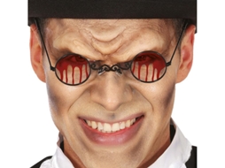 Óculos de vampiro sangrentos