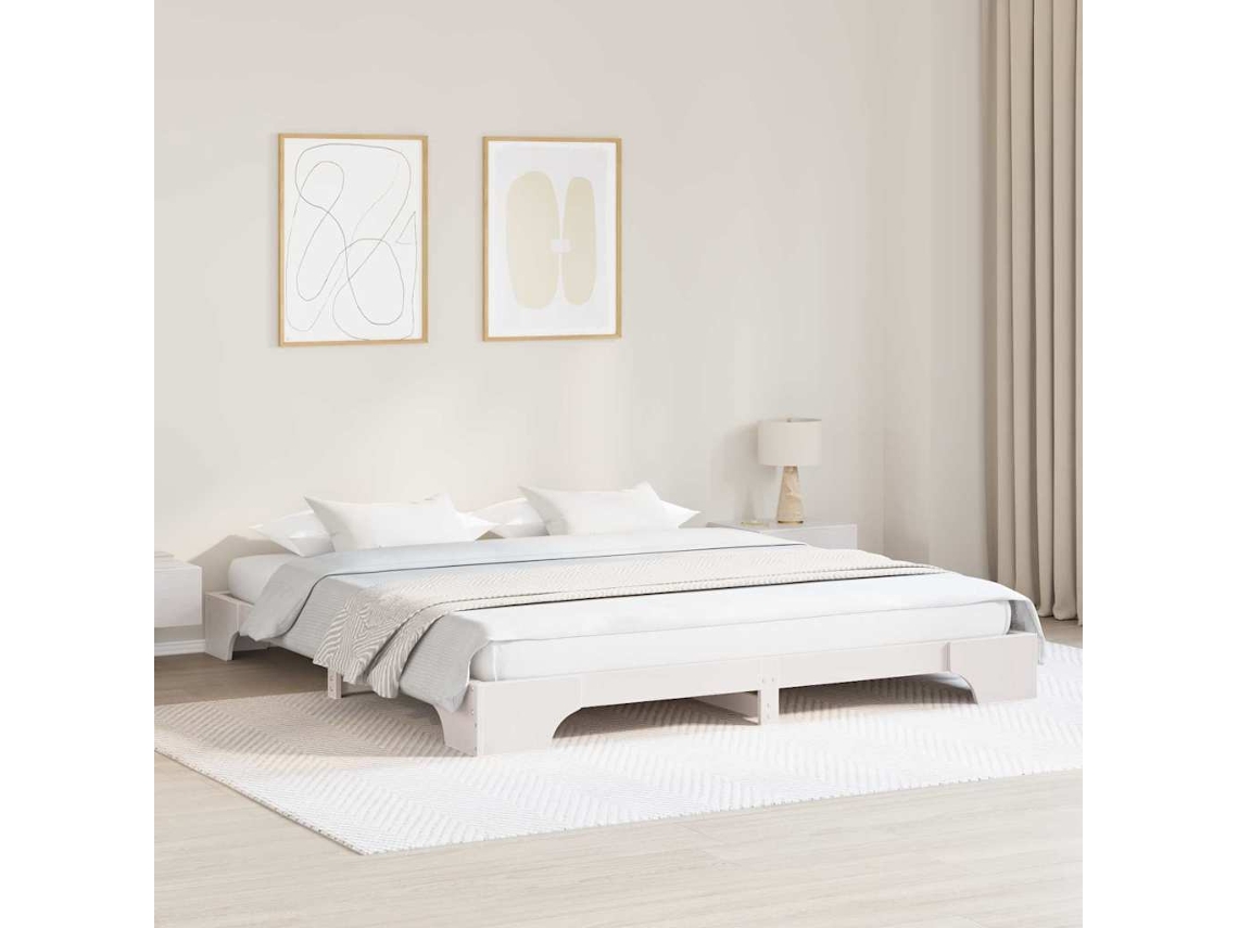 Vidaxl Estrutura Da Cama Branco 180 X 200 Cm