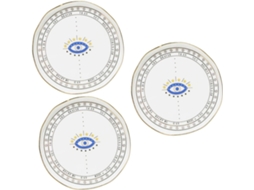 Bandeja Decorativa De Cerâmica De 3 Peças Para Joias, Armazenamento De Pequenos Objetos, Porta-colares, Prato.