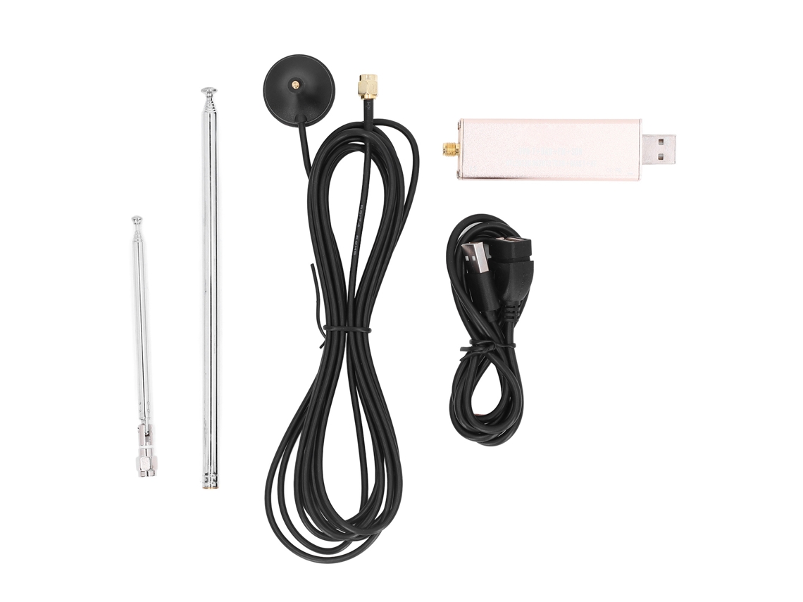 Laxiscreed Receptor Sdr De Banda Completa De 0.1mhz A 1.7ghz Com Antena E Tcxo