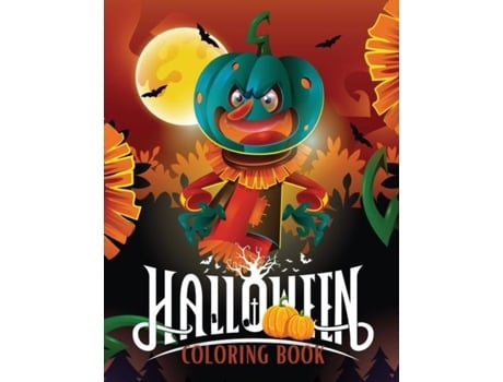 Livro Halloween Coloring Book For Kids Filled With Fun Halloween Images For Kids! De Micky Jarvis (inglês)