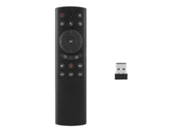 Controle Remoto Sem Fio G20 Mini Teclado com Voz e Giroscópio 2.4g