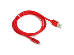 Cabo de Dados LAXISCREED 1m Vermelho Lightning