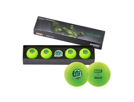 Conjunto de 4 bolas de golfe VOLVIK Hulk TU