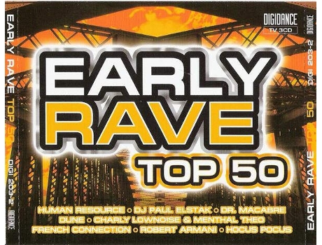 Cd Early Rave Top 50 Digidance