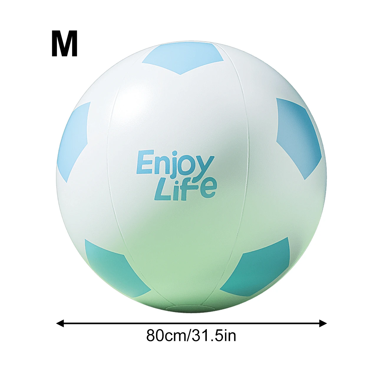 (m) Uma Bola De Futebol Inflável Gigante Extra Grande, Uma Bola Inflável Grande Para Esportes De Praia.