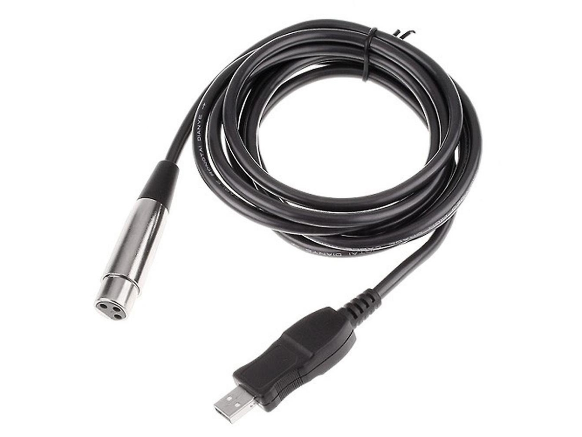 Lurelia Cabo Usb-c Xlr Usb 2.0 Xlr Fêmea 3m, Para Microfones, Pc E Computador