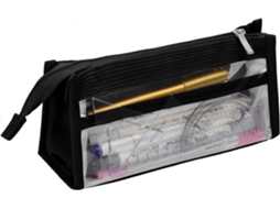 Estojo para Lápis, Grande, Transparente, Impermeável, Pvc, Escolar, Escritório, Estudantes, Meninas AQUAFORGE
