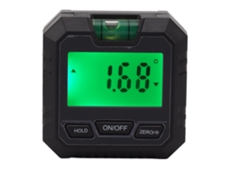 Nivel Digital Mini Com Base Magnética E Medidor De Ângulo Para Carpintaria, Construção E Alfaiataria Preto