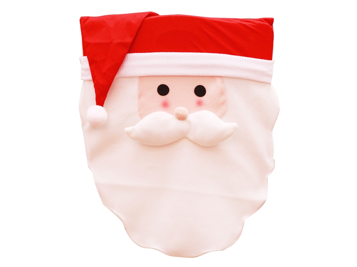 Laxiscreed Capa De Cadeira Natal Cartoon Com Elementos Festivos Para Decoração De Natal