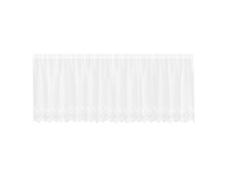 Conjunto 1 Cortina De Renda Vidaxl Branco Poliéster (120 X 400 Cm)