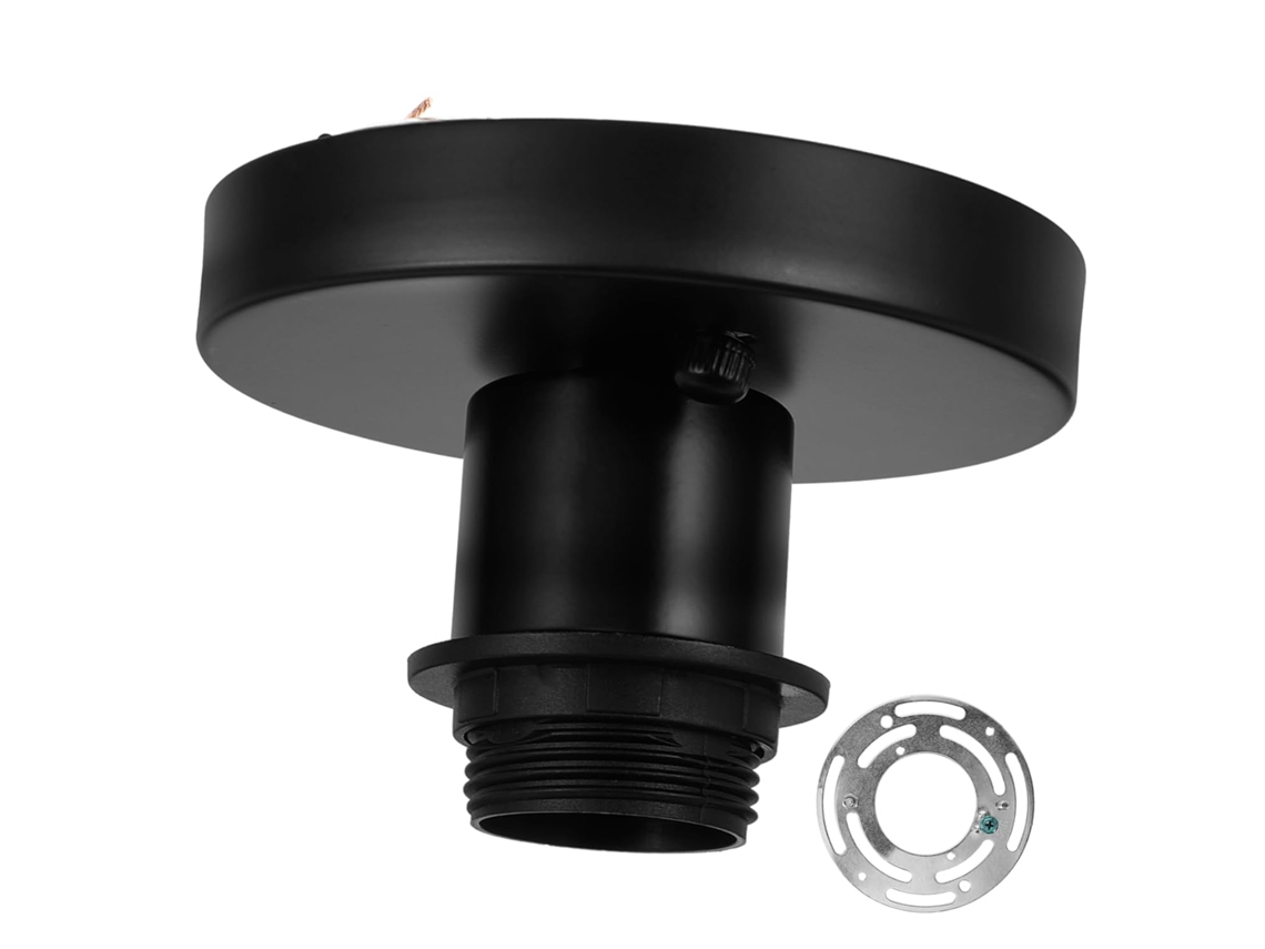 Soquete Para Lâmpada Com Design Elegante Em Forma De Anel, Acessório Para Luminárias De Teto E
