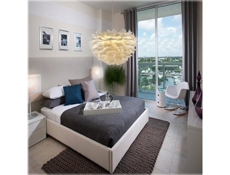 Lustre - - Plume Ball - E27 - 20 cm - Luxo Moderno EXBON