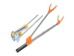 Suporte para Vara de Pesca Inox Multifuncional 1,5m
