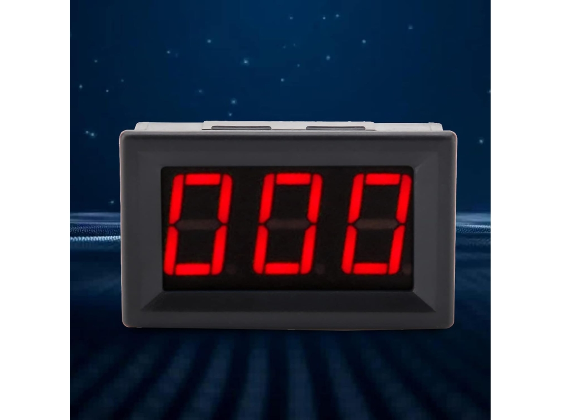 Amperímetro Digital Led Dc 0-1a Medidor De Corrente Cor Amarela.