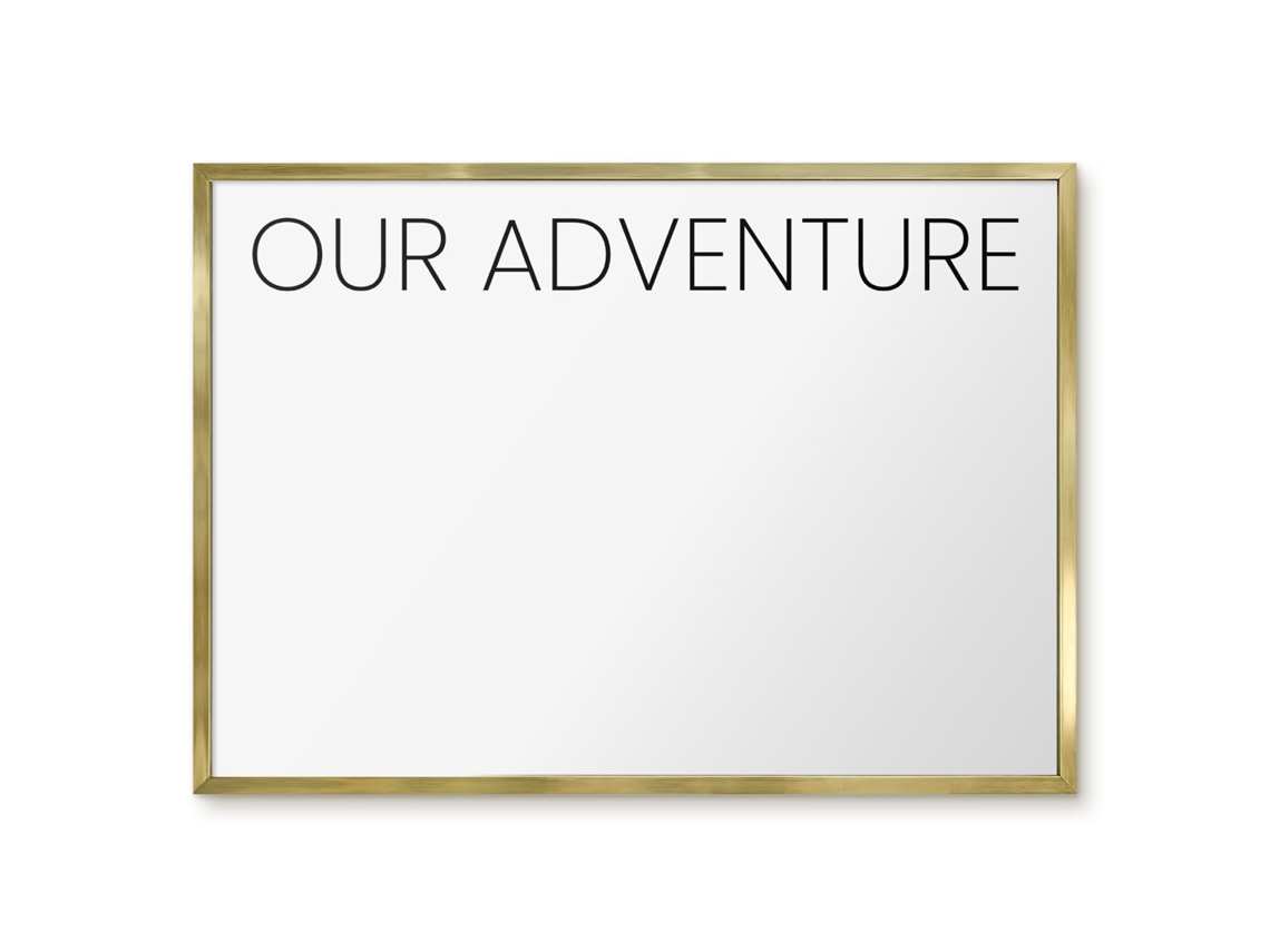 Magnetic Glass Board Our Adventure For The Hall Espelharte (70x50 Cm)