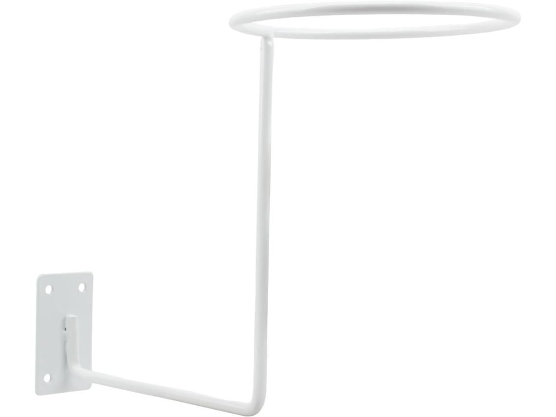 Suporte De Parede Para Capacete Motocicleta, 1 Gancho Preto E Branco Para Casacos, Chapéus E Capacetes Branco