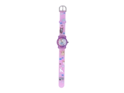 Primerox relógio Infantil Menino Menina Gatinho 3d Fofo À Prova D'água Presente Aniversário 3+ Roxo