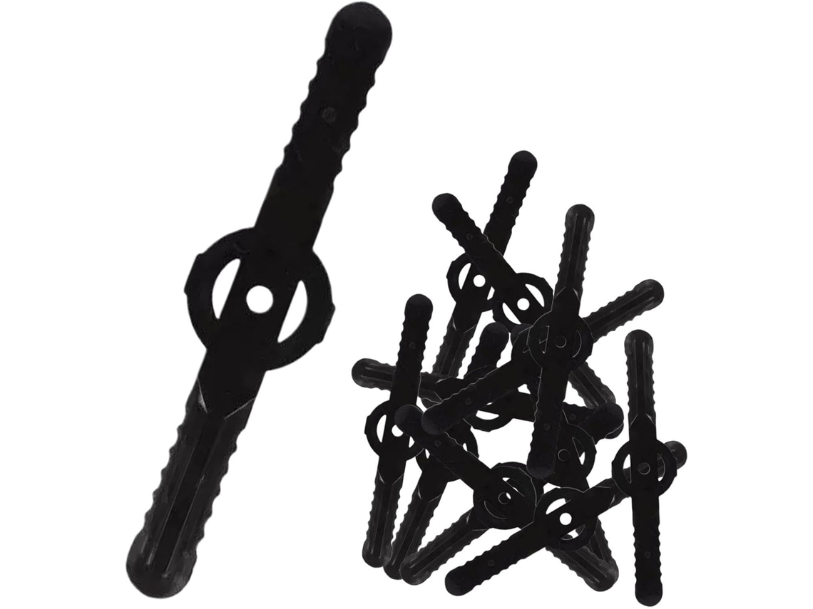 Conjunto De 100 Peças De Lâminas De Reposição Reforçadas Para Cortadores De Grama.