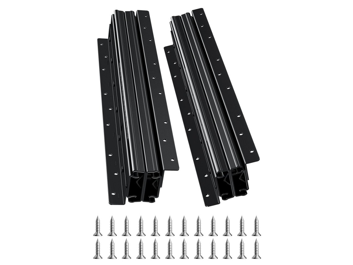 Conjunto De Corrediças Inferiores Para Gavetas 40cm Com Capacidade De 117kg Tekmaquinas