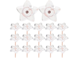 Tachinhas Decorativas Artibetter, 100 Unidades, Transparentes, Seguras E Fáceis De Guardar, Para Escritório, Escola E