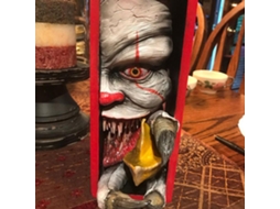 Suporte De Livro Monstro Na Estante Escultura De Resina Decorativa