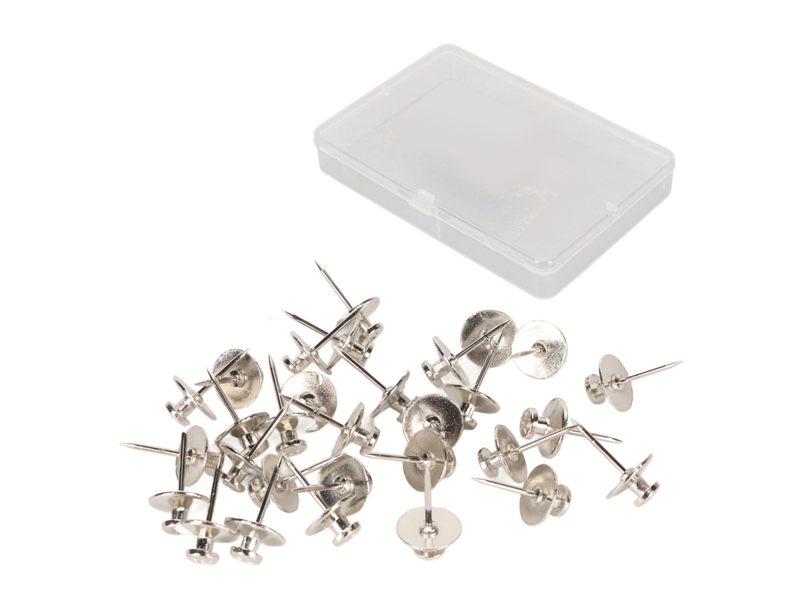 30 Clavos De Pared Para Colgar Fotos De Aleación De Zinc, Clavijas Dobles Decorativas Para Cuadros Y Paredes