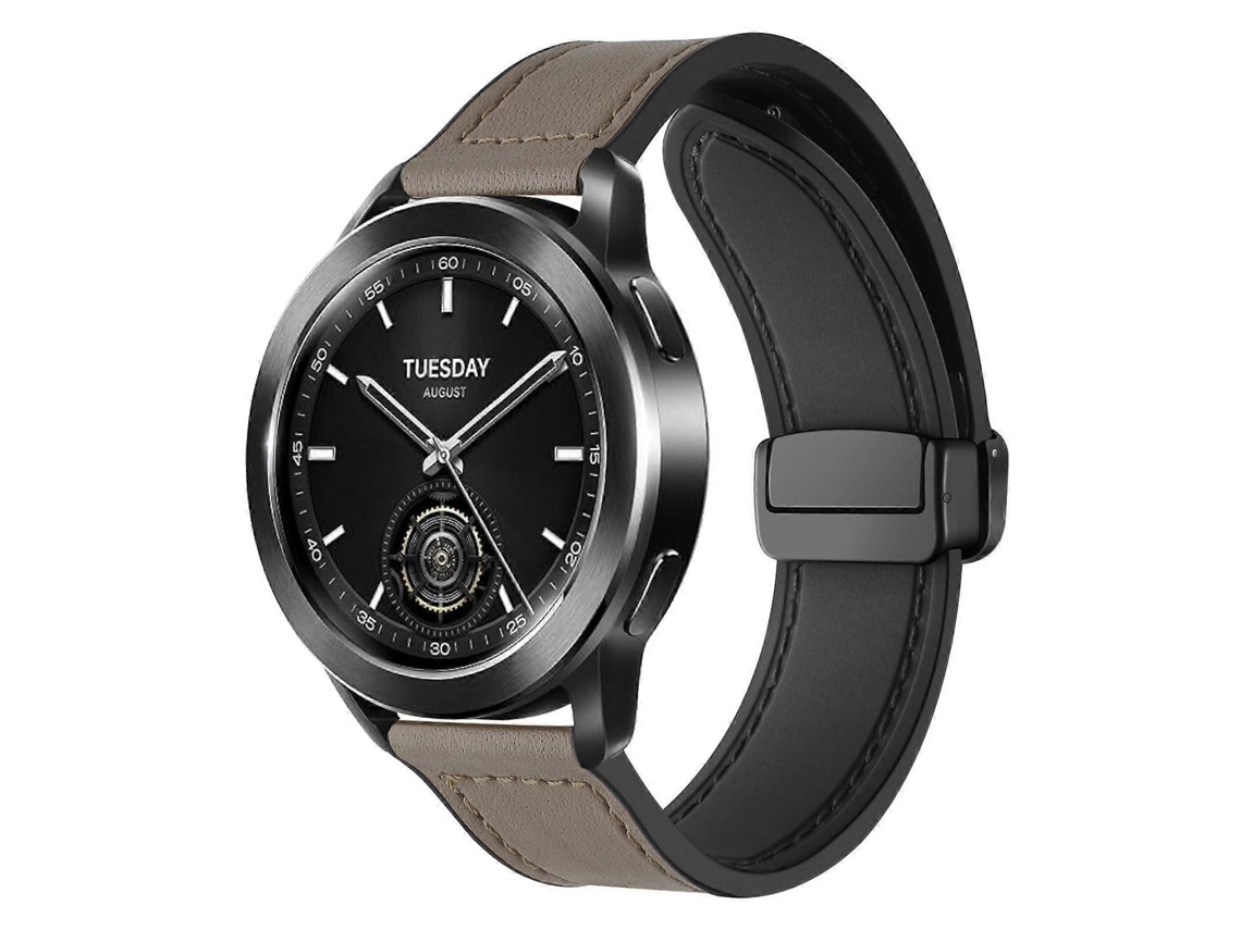 Pulseira De Relógio Xdfind Com Estampa Crazy Horse, Feita De Silicone E Com Fecho Magnético.
