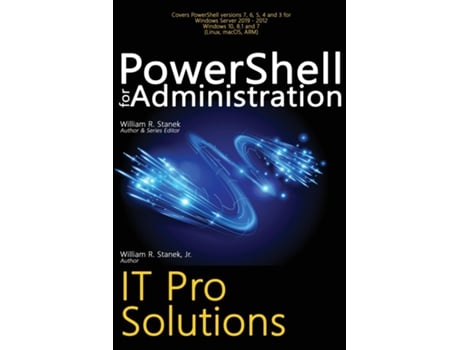 Livro Powershell For Administration, It Pro Solutions Professional Reference Edition De William R Stanek (inglês)
